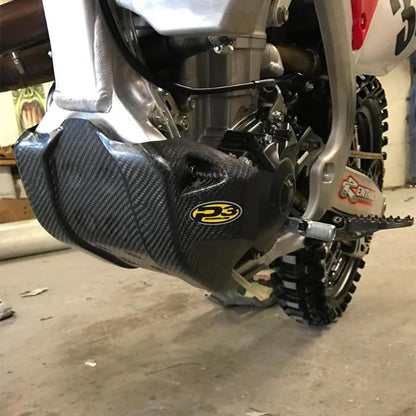 P3 CARBON - HYBRID SKID PLATE - HONDA CRF 250 RX 19-21 / CRF 450 RWE 19 / CRF250R 18-21 / CRF450R 17-20 / CRF450RX 17-20