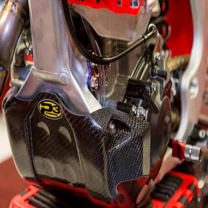 P3 CARBON - HYBRID SKID PLATE - HONDA CRF 250 RX 19-21 / CRF 450 RWE 19 / CRF250R 18-21 / CRF450R 17-20 / CRF450RX 17-20