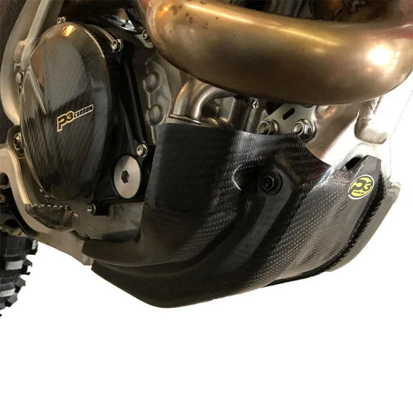 P3 CARBON - SKID PLATE - HONDA CRF 250 RX 19-21 / CRF 450 RWE 19-20 / CRF250R 18-21 / CRF450R 17-20 / CRF450RX 17-20