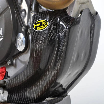 P3 CARBON - SKID PLATE - HONDA CRF 250 RX 19-21 / CRF 450 RWE 19-20 / CRF250R 18-21 / CRF450R 17-20 / CRF450RX 17-20