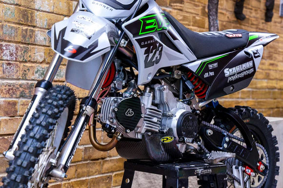 P3 CARBON - SKID PLATE - KLX 02-26 / DRZ 110 02-05