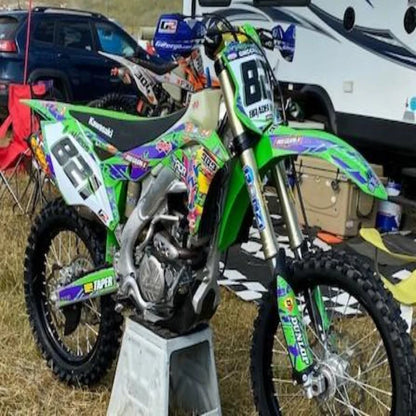 P3 CARBON - SKID PLATE - KAWASAKI KX250(F) 17-20