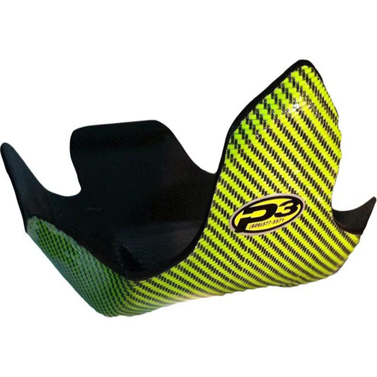 P3 CARBON - SKID PLATE - KAWASAKI KX450F 09-15