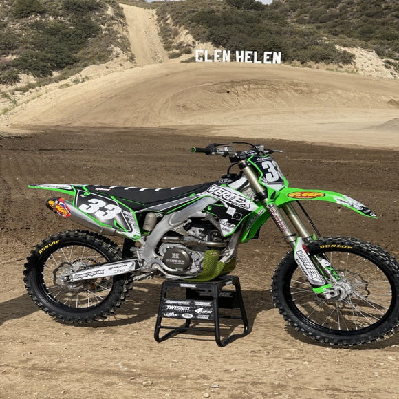 P3 CARBON - SKID PLATE - KAWASAKI KX450 F/X 19-23 / KX250 F/X/XC 21-24 / KX450SR 19-24