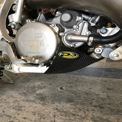 P3 CARBON - SKID PLATE - YAMAHA YZ125 19-26 / YZ125X 20-26