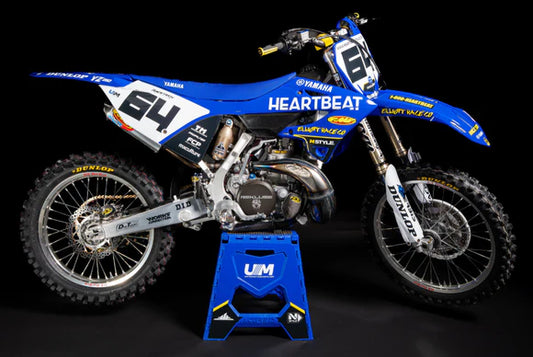 P3 CARBON - SKID PLATE - NO LINKAGE GUARD - YAMAHA / FANTIC -  YZ250 06-26 YZ250X 16-26