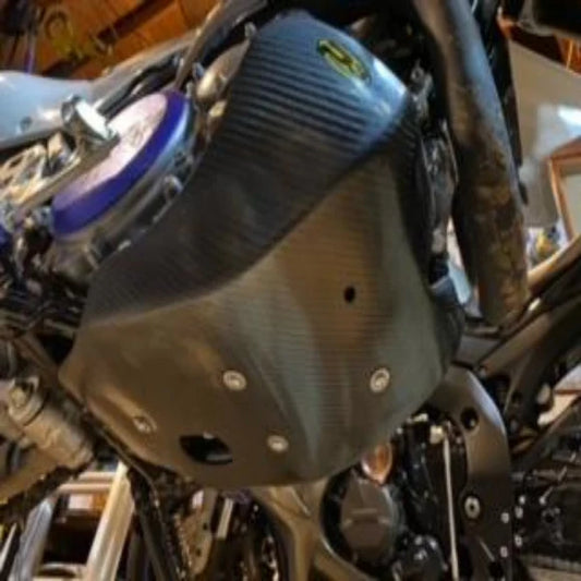 P3 CARBON - SKID PLATE - SUZUKI DR-Z400 00-26 | KAWASAKI KLX 400 03-05