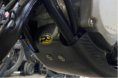 P3 CARBON - HYBRID SKID PLATE - YAMAHA YZ85 19-26