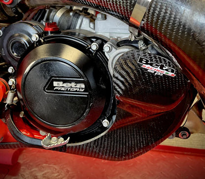 P3 CARBON - SKID PLATE - NO LINKAGE GUARD - BETA 250/300 RR/RX 20-26