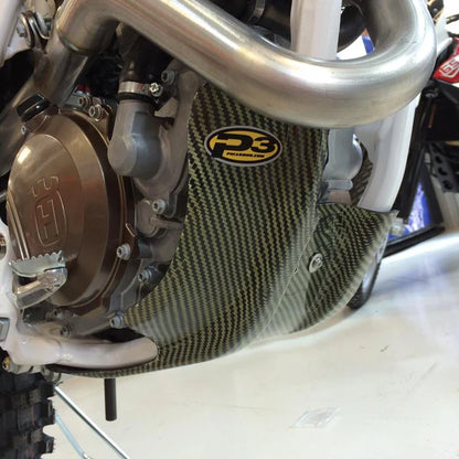 P3 CARBON - FACTORY REPLICA SKID PLATE - KTM/HUSA/HUSQ 250/350 11-16