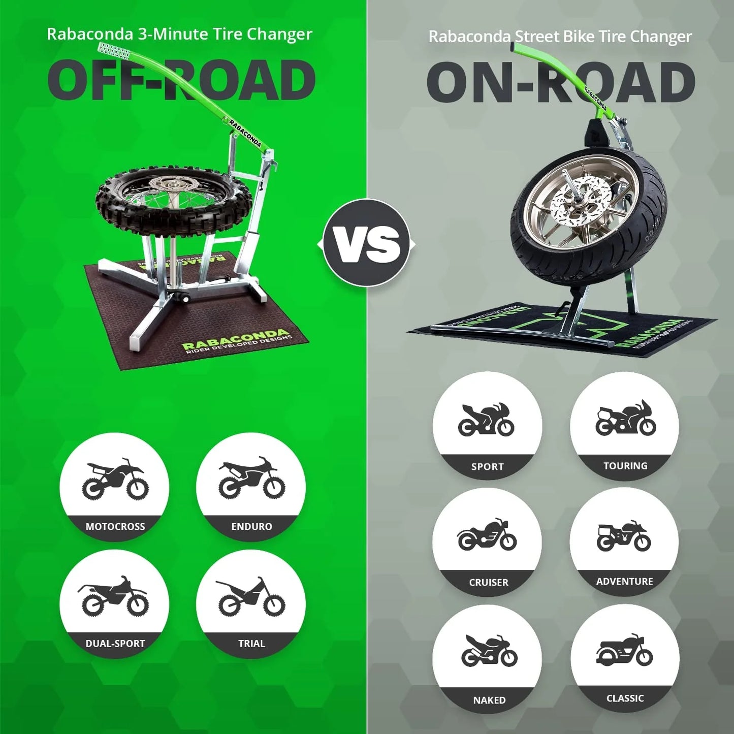 RABACONDA - DIRT BIKE TIRE CHANGER