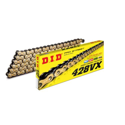 DID 428VX GOLD X-RING SEALED CHAIN