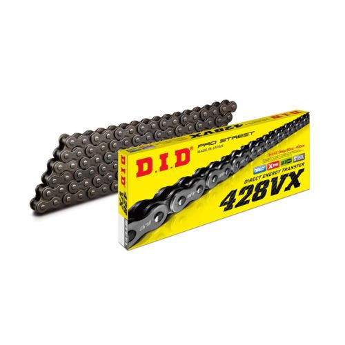 DID 428VX RAW STEEL X-RING SEALED CHAIN