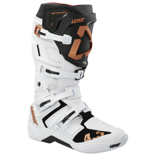 LEATT 4.5 RIDING BOOTS - MEN / WOMEN - MX - WHITE