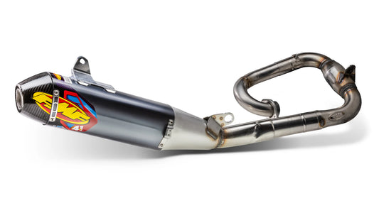 FMF RACING - 4.1 STAINLESS W/ALU MUF FULL EXHAUST SYSTEM - 044460 - YAMAHA 20-22 YZ450F / 21-23 YZ450FX / 21-23 WR450F