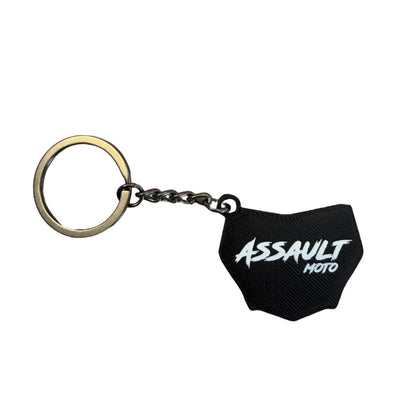 ASSAULT MOTO - NUMBER PLATE KEYCHAIN