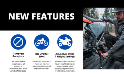 BIKE BINDERZ - DIRT BIKE L-TRACK KIT