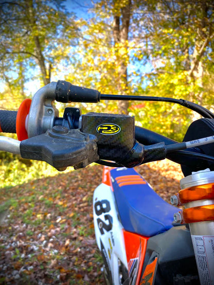 P3 CARBON - FRONT BRAKE RESERVIOR PROTECTOR - KTM | HUSQVARNA | GASGAS | STARK 06-26