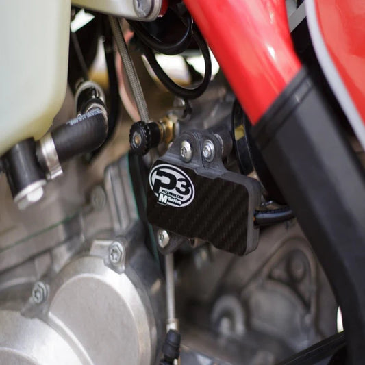 P3 CARBON - TPS SENSOR COVER - KTM/HUSQ/GASGAS ALL TPI MODELS 18-23