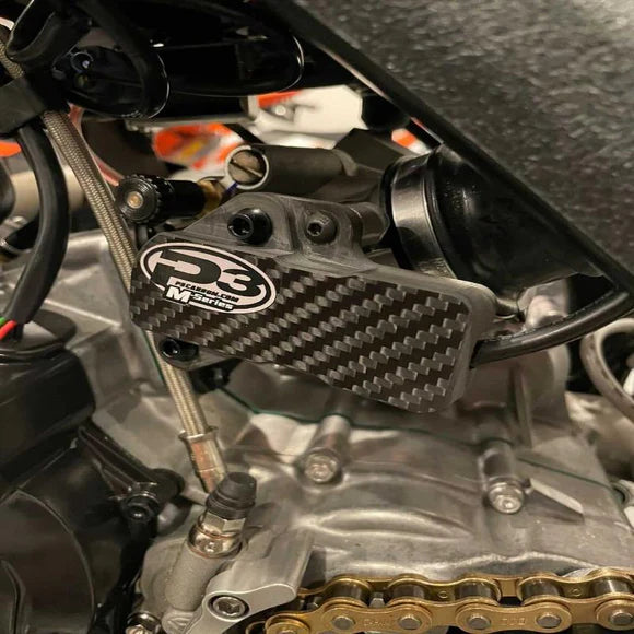P3 CARBON - TPS SENSOR COVER - KTM/HUSQ/GASGAS ALL TPI MODELS 18-23