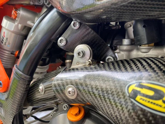 P3 CARBON - ENGINE MOUNTS - KTM / HUSQ FE501(S) 500 EXC-F 500 XCFW 20-23