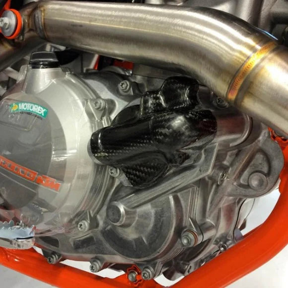 P3 CARBON - WATER PUMP COVER - KTM 450/500 13-17