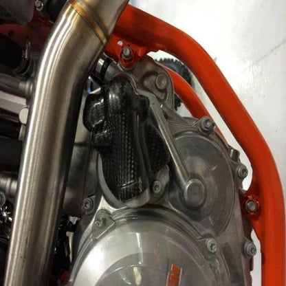 P3 CARBON - WATER PUMP COVER - KTM 450/500 13-17