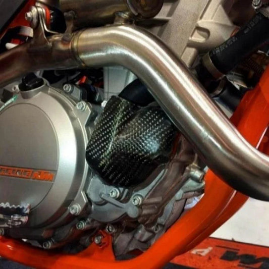 P3 CARBON - WATER PUMP COVER - KTM 250/350 11-15