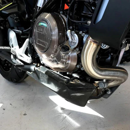 P3 CARBON - EXHAUST COVER - HUSQVARNA - SAVARTPILEN & VITPLIEN 701 18-23