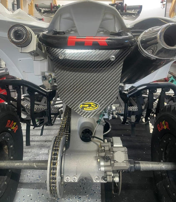 P3 CARBON - RACE QUAD UNIVERSAL NUMBER PLATE