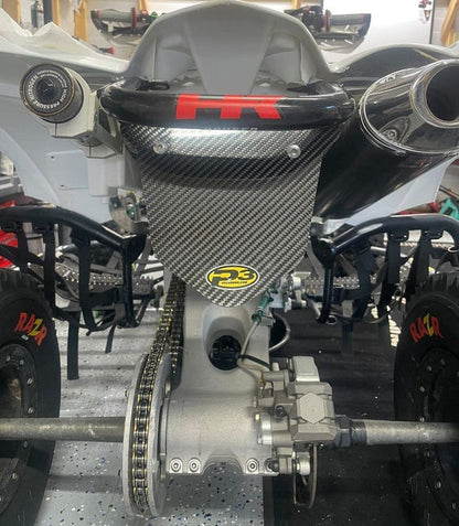 P3 CARBON - RACE QUAD UNIVERSAL NUMBER PLATE