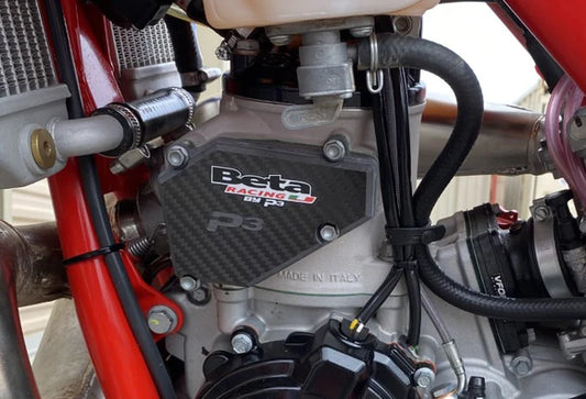 P3 CARBON - POWER VALVE HEAD COVER - BETA 250/300 RR/RX X-PRO/RACE/X-TRAINER 13-26