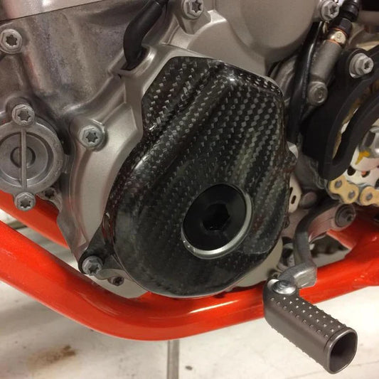 P3 CARBON - IGNITION COVER GUARD - KTM 250/350 SX-F/XC-F | GASGAS EX250/350F 16-22