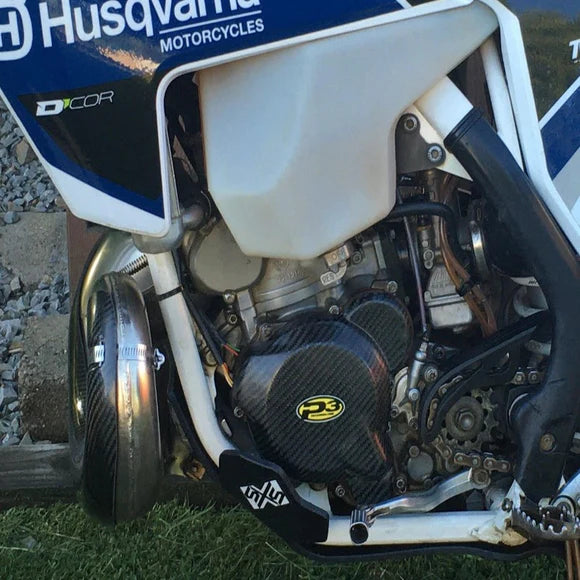 P3 CARBON - IGNITION COVER GUARD - HUSQVARNA TX 300 19