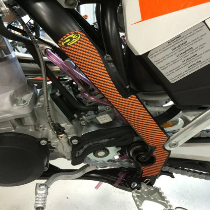 P3 CARBON - FRAME PROTECTORS - GRIP GUARD - KTM 11-16