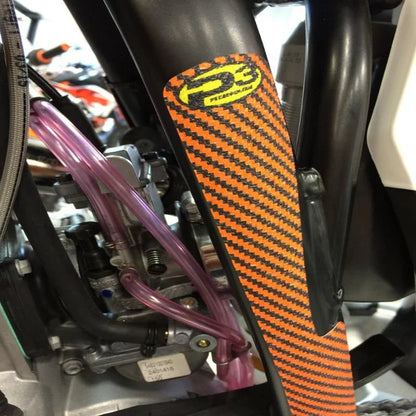 P3 CARBON - FRAME PROTECTORS - GRIP GUARD - KTM 11-16