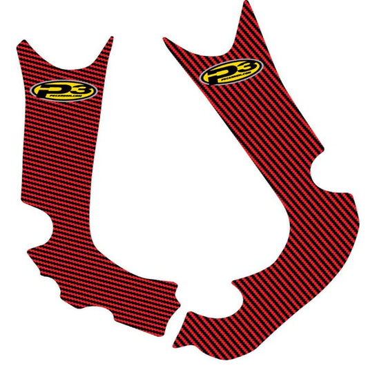 P3 CARBON - FRAME PROTECTORS - GRIP GUARD - HONDA CRF250R 18 / CRF450R 17-18 / CRF450RX 17-18