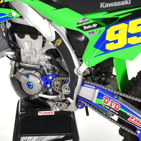 P3 CARBON - FRAME PROTECTORS - GRIP GUARD - KX450F 16-18