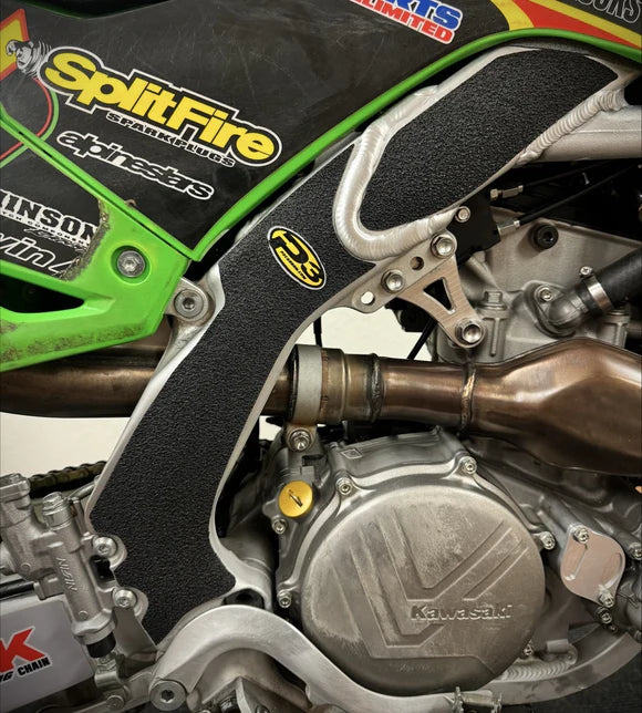 P3 CARBON - FRAME PROTECTORS - GRIP GUARD - KAWASAKI KX450(X) 24-26 KX250(X) 26