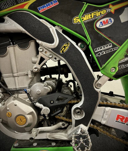 P3 CARBON - FRAME PROTECTORS - GRIP GUARD - KAWASAKI KX450(X) 24-26 KX250(X) 26