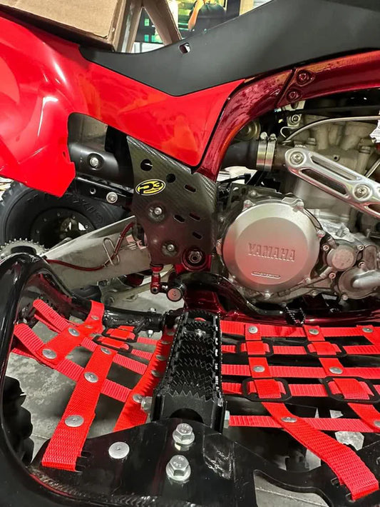 P3 CARBON - FRAME & MASTER CYLINDER GUARDS - YAMAHA - YFZ 450R 09-26