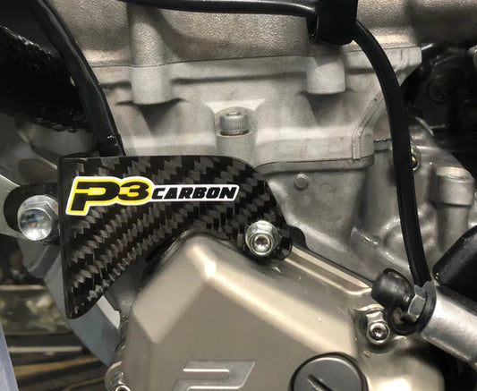P3 CARBON - IGNITION WIRE COVER - KAWASAKI KX250 (F/X/XC) 21-24