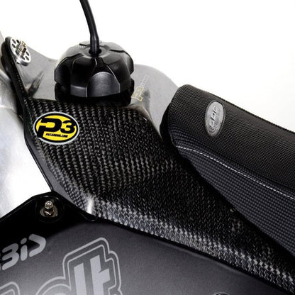 P3 CARBON - FUEL TANK COVER - KAWASAKI KX450F 16-18