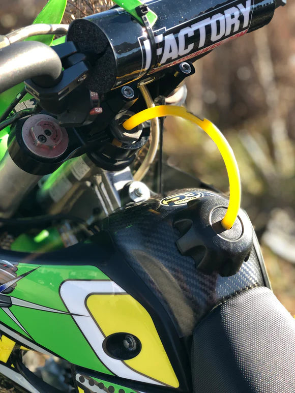 P3 CARBON - FUEL TANK COVER - KLX110 / KX65 02-22