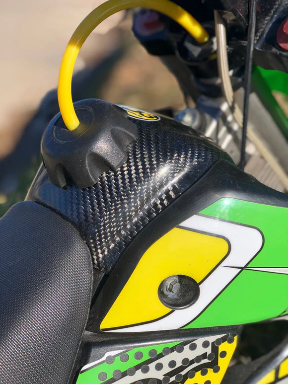 P3 CARBON - FUEL TANK COVER - KLX110 / KX65 02-22