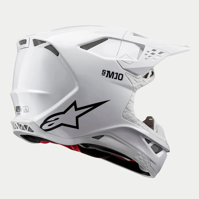 ALPINESTARS - SM10 SOLID - WHITE GLOSSY