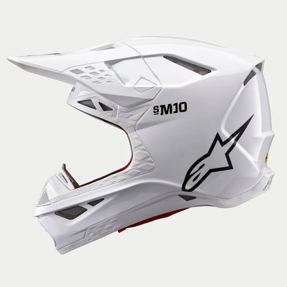 ALPINESTARS - SM10 SOLID - WHITE GLOSSY