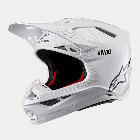 ALPINESTARS - SM10 SOLID - WHITE GLOSSY