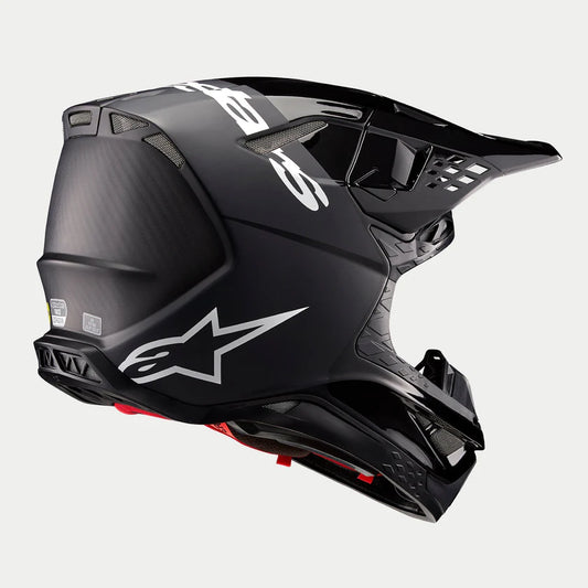 ALPINESTARS - SM10 HELMET - FLOOD - BLACK/DARK GREY MATTE & GLOSSY