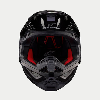 ALPINESTARS - SM10 HELMET - FLOOD - BLACK/DARK GREY MATTE & GLOSSY